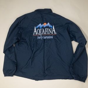 Vintage Aquafina Jacket Blue Full Zip(M)
